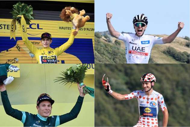 Los “maillots “del Tour de Francia ya tienen dueño: así quedó la clasificación general