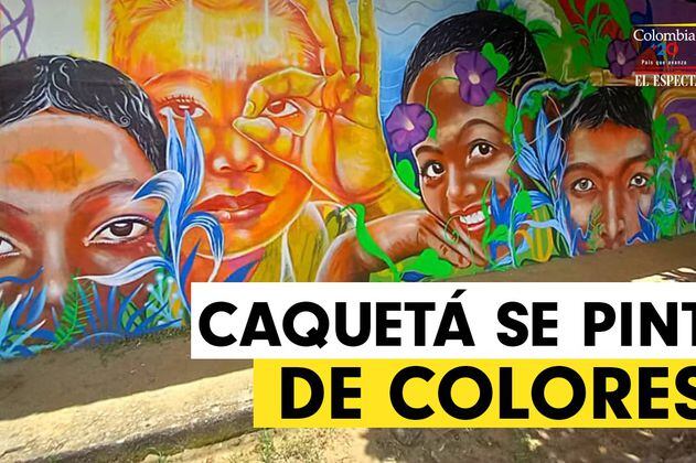 Los colores de la paz que pintan a Caquetá como territorio de reconciliación