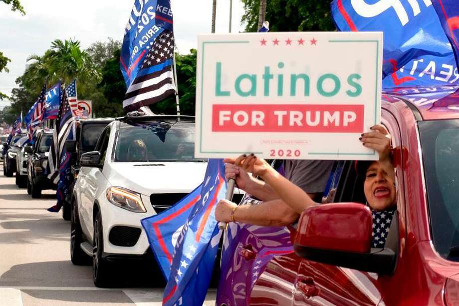  Los latinos se convirtieron en un grupo electoral importante para Donald Trump. / AFP
