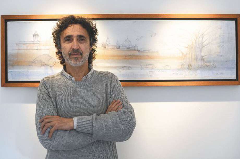 Rafael Dussán ha enseñado dibujo e historia del arte en Cartagena de Indias, Bogotá, Santa Marta, París y Milán. / Jose Vargas
