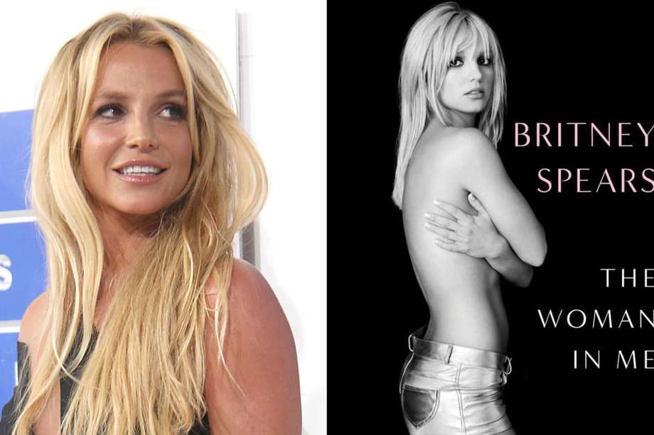 La cantante Britney Spears y su nuevo libro "The woman in me".