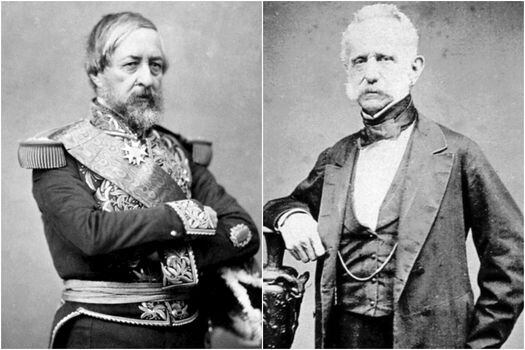 Los liberales Jose Hilario López (izquierda) y Tomás Cipriano de Mosquera impulsaron las grandes reformas de la segunda mitad del siglo XIX.