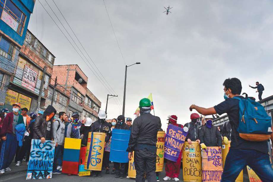 Paro nacional, marcha 28 de Mayo desde Portal Américas hacia el centro de Bogotá