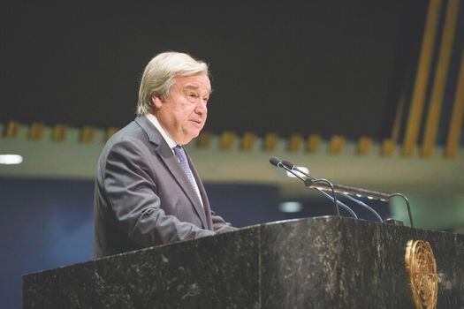 El secretario general de la ONU, António Guterres, aseguró que tiene intención de aprovechar la Asamblea para hablar con Venezuela y Colombia con el fin de rebajar la actual tensión entre los dos países. / Efe