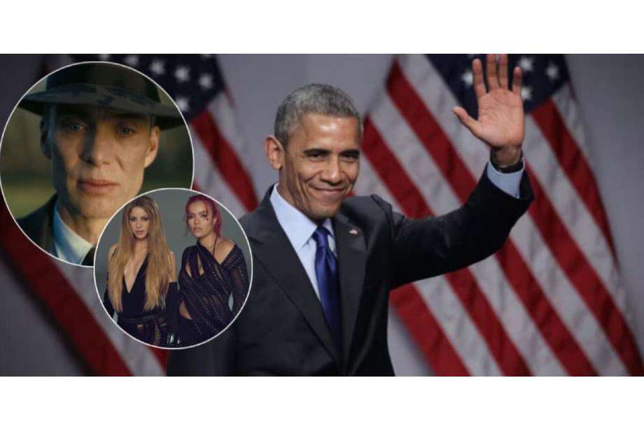 "Oppenheimer" y "TQG" de Karol G y Shakira hacen parte del listado de las películas y canciones favoritas de Barack Obama de este 2023.