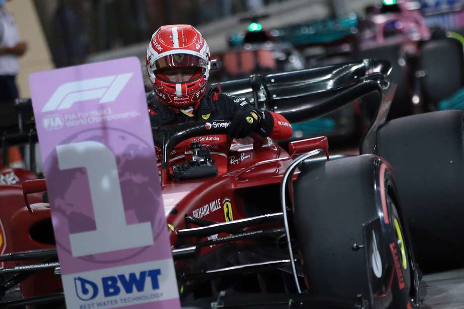 Charles Leclerc, ganador de la 'pole position' en el Gran Premio de Bárein, primera carrera de la temporada de la Fórmula 1.