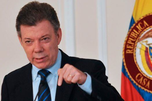 Santos desmintió un supuesto cese al fuego bilateral con las Farc
