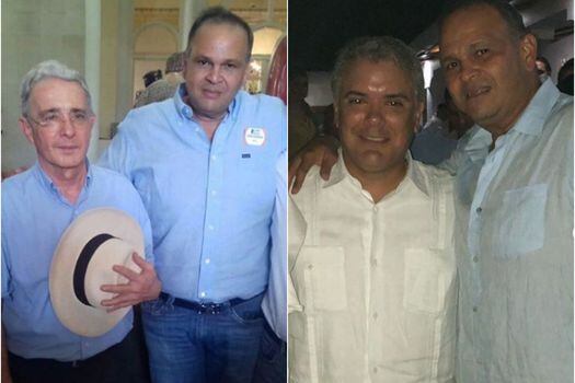 Tanto el senador Uribe como el presidente Duque, tienen fotos con “Ñeñe” Hernández. / Archivo Particular