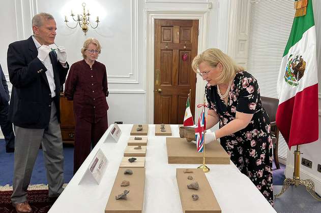 México recupera 19 piezas prehispánicas en manos privadas del Reino Unido