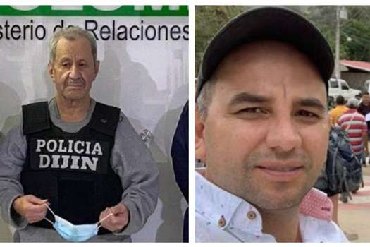 Actualmente Giraldo Serna (izquierda) se encuentra privado de la libertad en una cárcel de Itagüí (Antioquia). Por su parte, Castillo Carrillo está detenido en España.