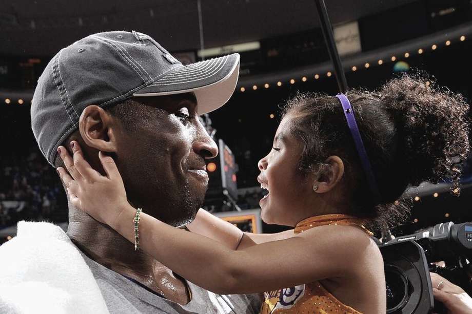 Kobe Bryant junto a su hija Gianna Bryant.