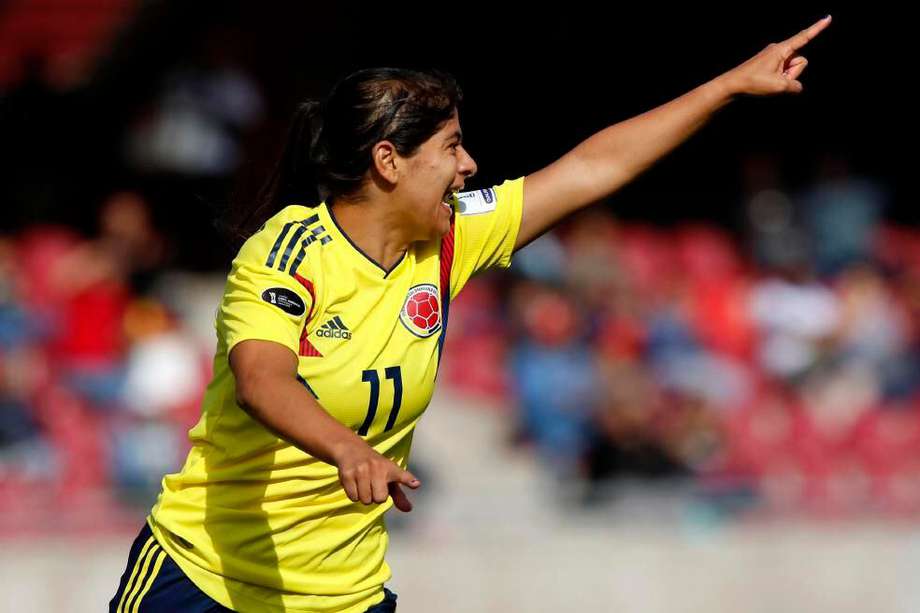Catalina Usme, figura de la selección colombiana. 
