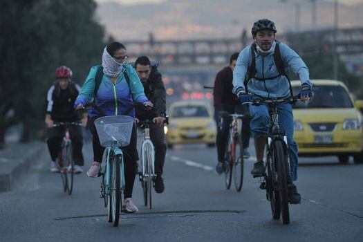 La muerte de ciclistas fue la única cifra que aumentó en el balance de seguridad vial. Pasó de 38 en 2018, a 43 en 2019. / Gustavo Torrijos - El Espectador.