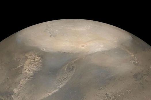 Polo norte de Marte. / Universidad de Austin Texas - N+1