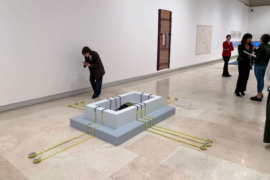 Instalaciones de la artista colombiana Estefanía Puerta Grisales en la segunda edición del Festival de las Academias e Institutos de Cultura de Roma.