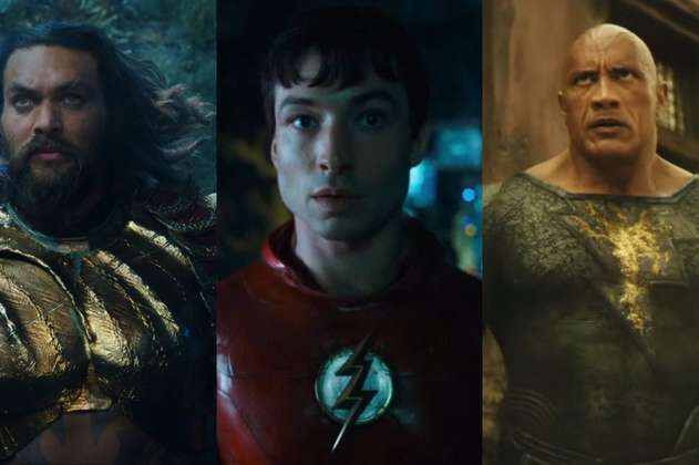 “Aquaman 2″, “The Flash” y “Black Adam” llegarán al cine... pero todavía no