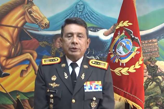 “Cuentas con nuestro apoyo”: Ejército ecuatoriano a general Zapateiro