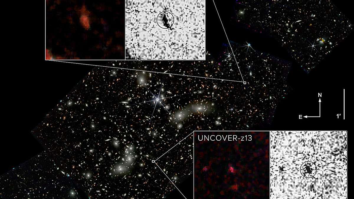 The James Webb Telescope has discovered two of the most distant galaxies yet