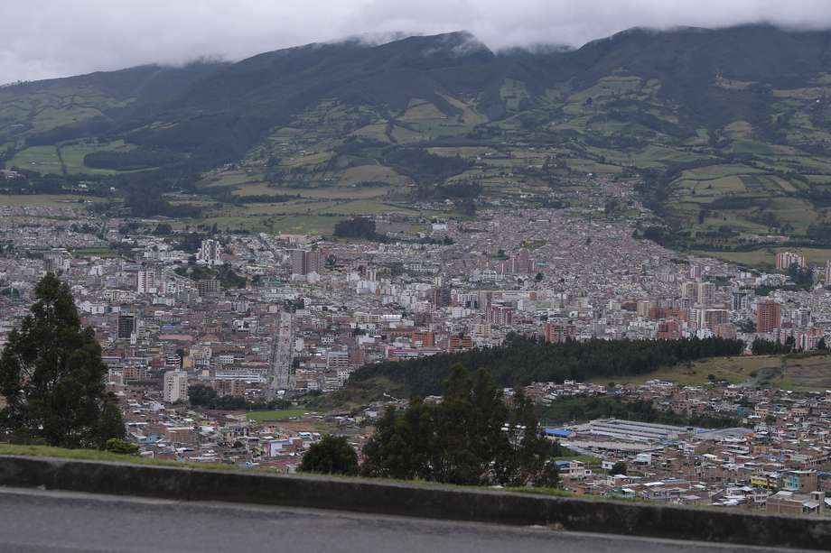 Vista panorámica de Pasto, capital del departamento de Nariño.