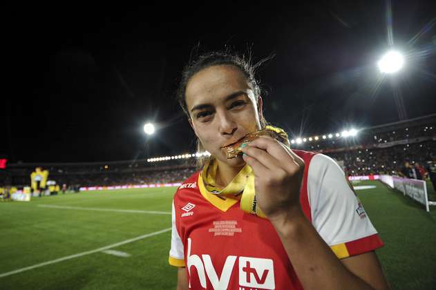 Melissa Herrera, la tica de oro de Independiente Santa Fe