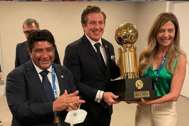 Leila Pereira, presidenta de Palmeiras, primera mujer que gana un torneo Conmebol