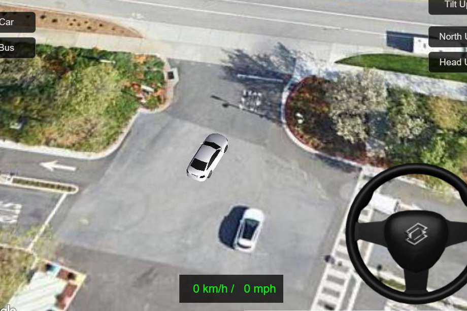 El simulador de conducción que usa Google Maps y con el que puede  divertirse