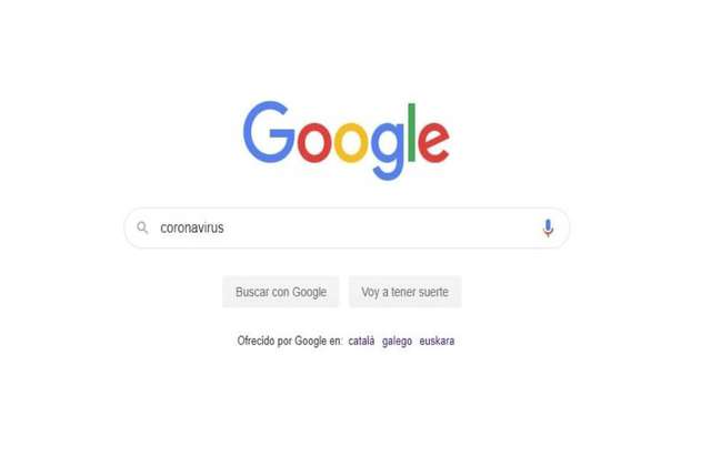 Google lanza página web sobre el coronavirus y añade funciones para búsquedas relacionadas