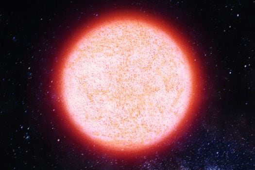 Es la primera vez que se detalla la destrucción de una estrella supergigante roja.