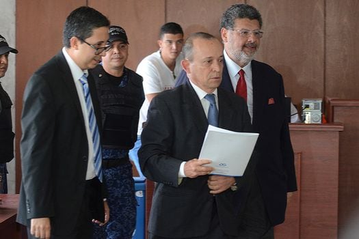 Santiago Uribe en la primera audiencia de su juicio. / Luis Benavides