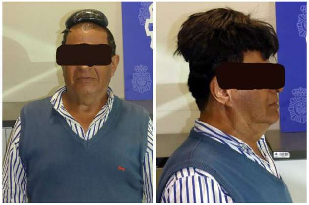 Capturado en España colombiano con medio kilo de cocaína oculta bajo su peluquín