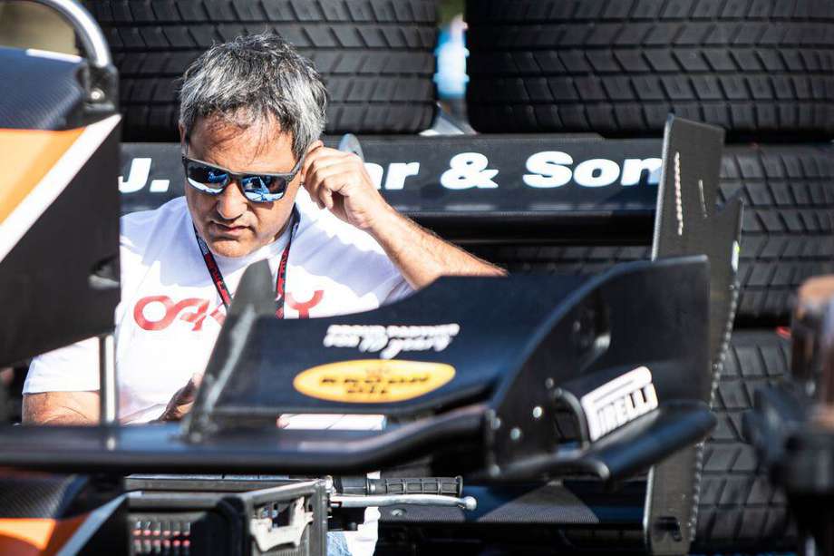 Juan Pablo Montoya, coach del Team Montoya y referente del automovilismo colombiano.