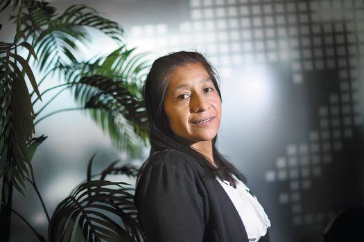 Roseli FIscué, líder de la Red Nacional de Mujeres Defensoras de Derechos Humanos./Cristian Garavito. 