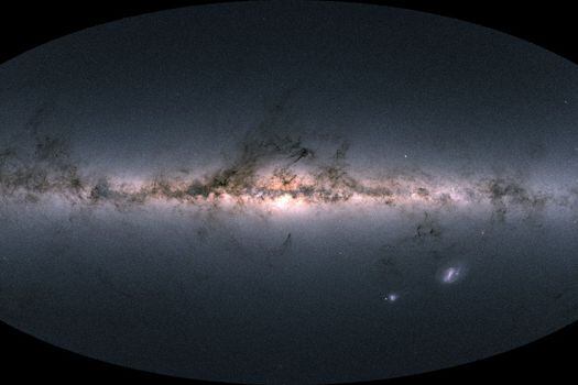 Imagen presentada por la Agencia Espacial Europea que reúne la luz de mil millones de estrellas. / ESA