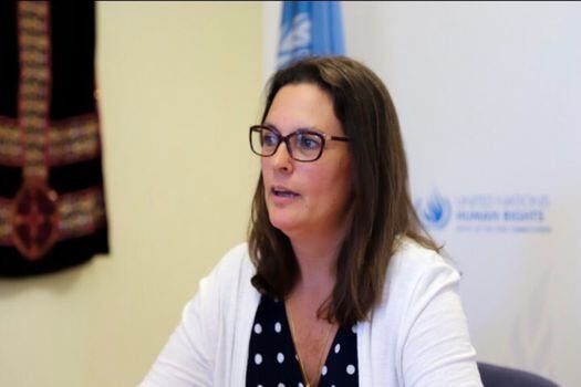 Juliette de Rivero, representante en Colombia de Michelle Bachelet, alta comisionada de la ONU para los Derechos Humanos.