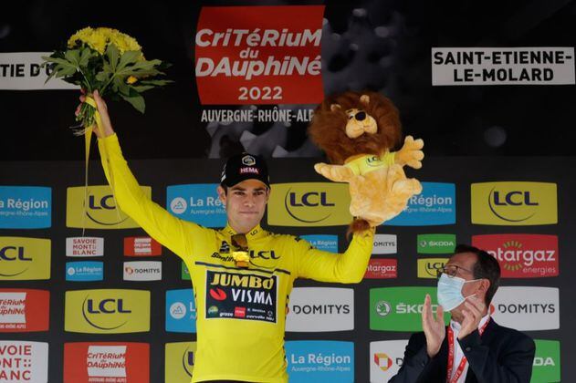 Filippo Ganna ganó la crono del Dauphiné y Van Aert sigue líder