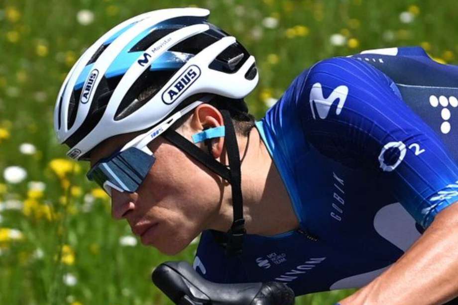 Einer Rubio en la etapa 18 del Giro de Italia 2023.