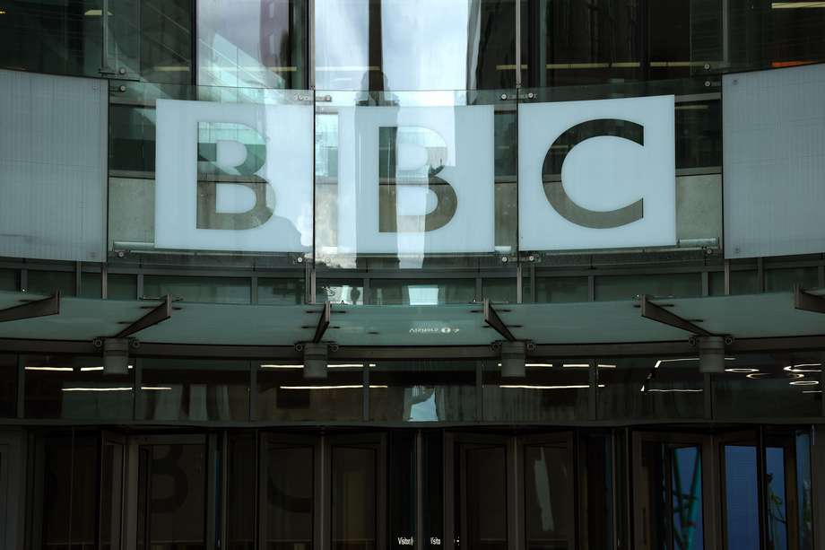 La sede de la BBC (British Broadcasting Corporation) en Londres, Inglaterra.