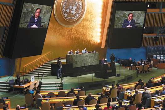 En escenarios como la Asamblea de la ONU, para Piñeros, el presidente ha desplegado sus habilidades como orador. / AP