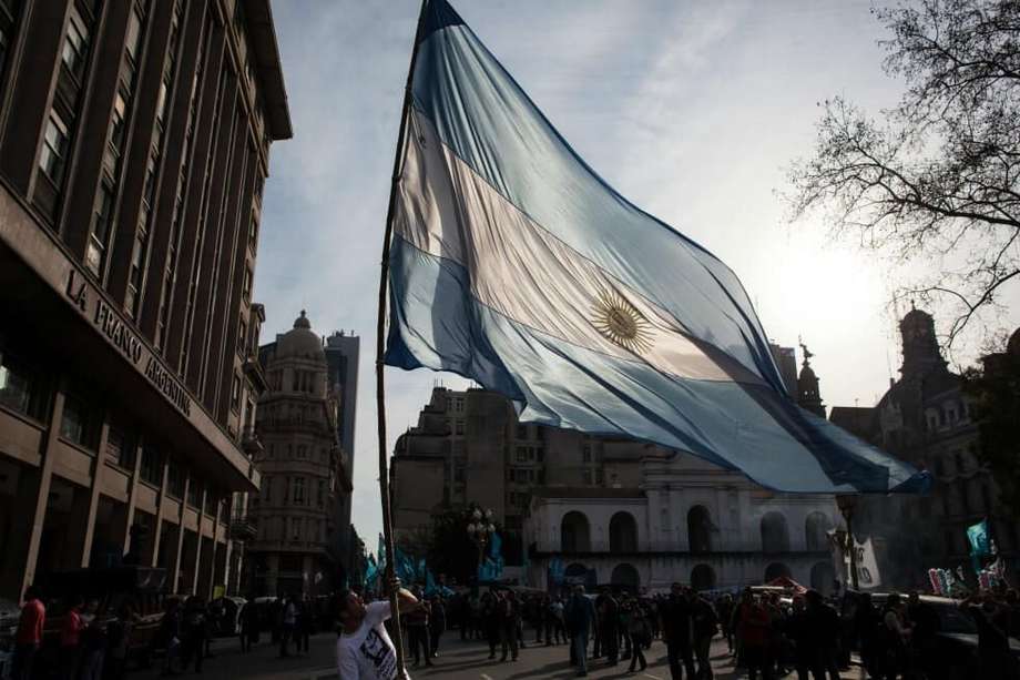 “La deuda no puede ser un ancla para la recuperación de Argentina”, resumió el canciller argentino. / Bloomberg
