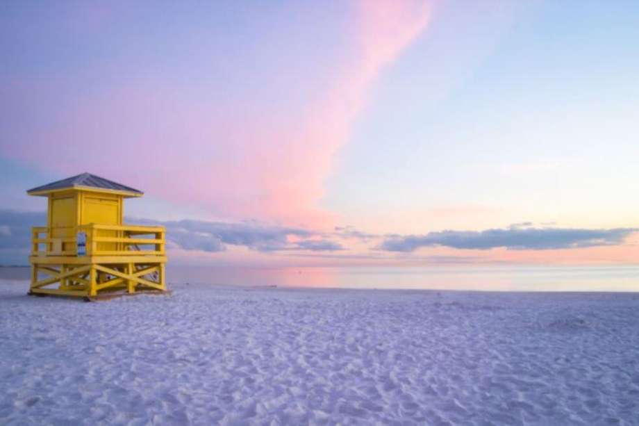 Siesta Key Beach, una de las imperdibles playas de la Florida.