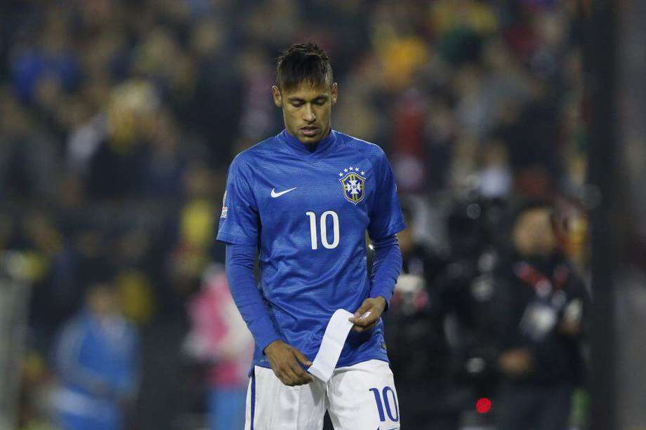 Neymar fue suspendido por cuatro fechas por su pelea contra los jugadores de la Selección Colombia. Foto: AFP