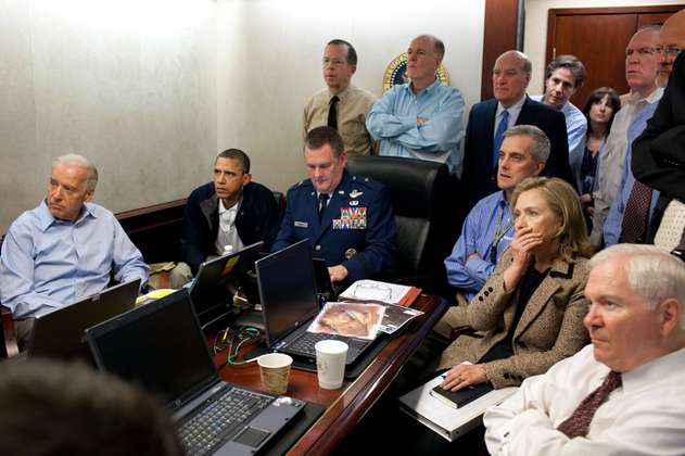 Revelan fotos inéditas de la tensión en la Casa Blanca durante la redada a bin Laden