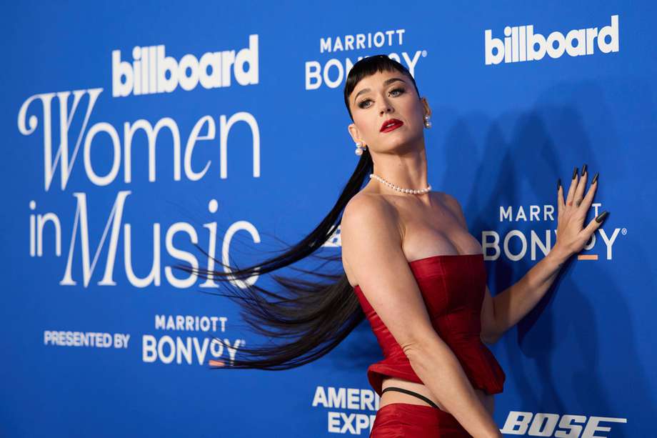 Katy Perry en los Billboard Women in Music Awards. / EFE
