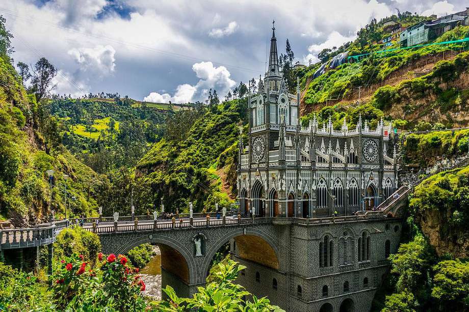 El Santuario de Las Lajas, en Ipiales, reconocido en el mundo como uno de los templos más lindos.