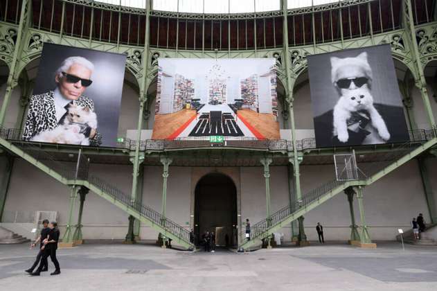 Vibrante homenaje a Karl Lagerfeld en París
