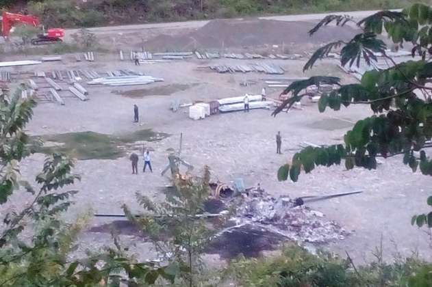 Disidencias de las Farc podrían estar involucrados en atentado a helicóptero en Hidroituango