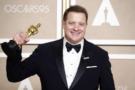 El actor recibió el Premio Óscar a Mejor Actor, por la película "La ballena", en la ceremonia celebrada en marzo de este año.