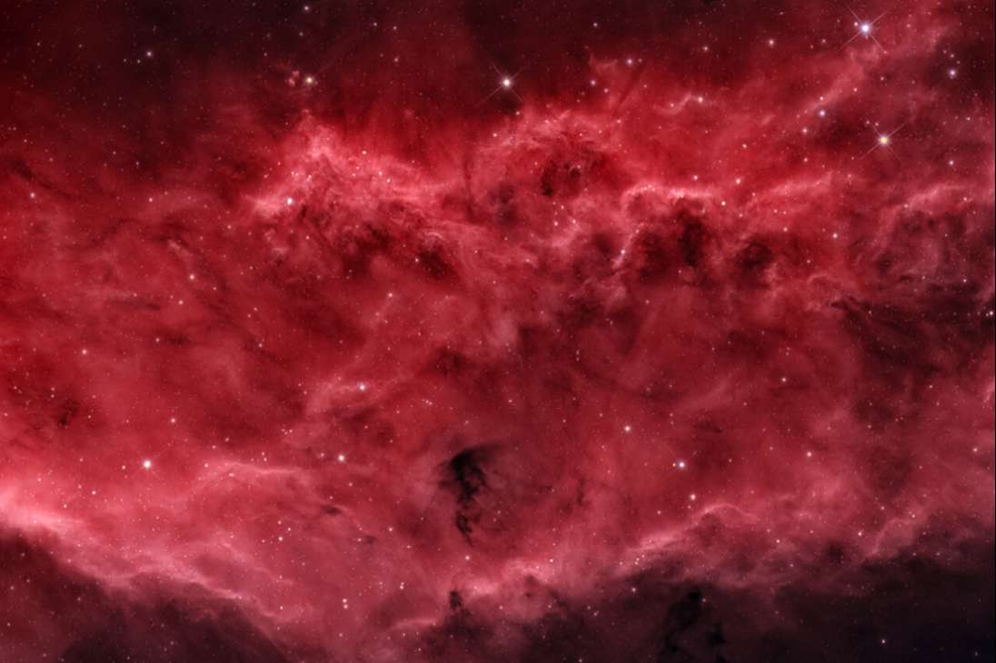 Premio Sir Patrick Moore: la imagen muestra la región central de la nebulosa de California.