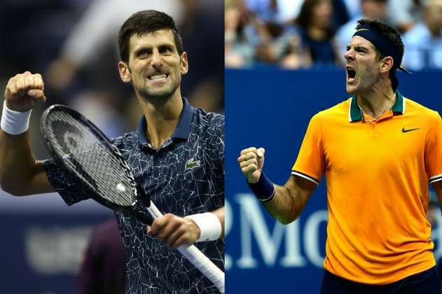 Djokovic y del Potro llegan en su mejor momento a la final del US Open