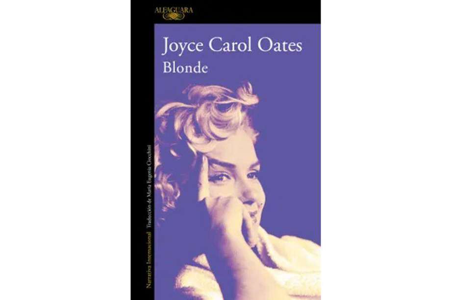 Portada del libro "Blonde: una novela sobre Marilyn Monroe", libro de Joyce Carol Oates.